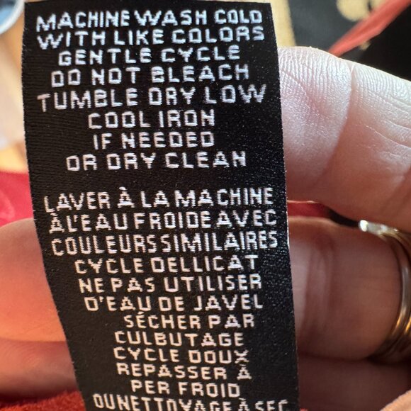 Premise faux suede open jacket in rust orange color. Size M - Picture 8 of 12